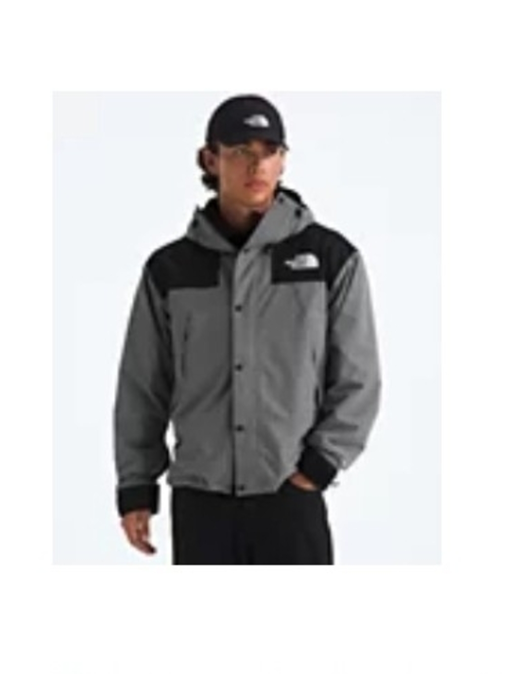 The North Face Men's Dryvent Mono Mountain Hooded Jacket Size XL Smoked Pearl